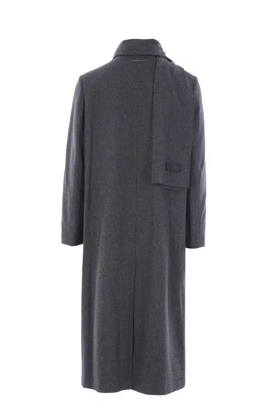 Mm6 Maison Margiela Coats In Gold