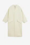 Mm6 Maison Margiela Coat In White