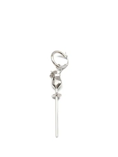 Mm6 Maison Margiela Cocktail Earrings In Silver
