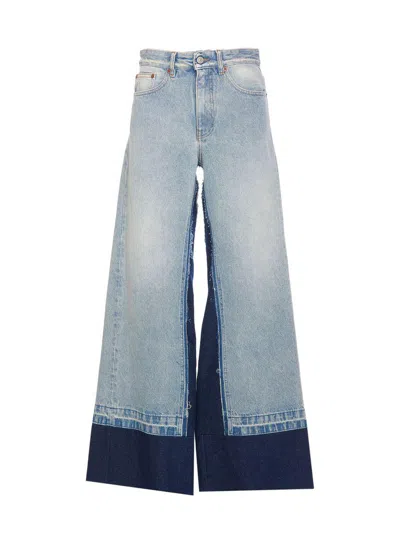 MM6 MAISON MARGIELA MM6 MAISON MARGIELA CONTRAST INSERT JEANS