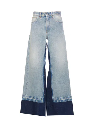 MM6 MAISON MARGIELA MM6 MAISON MARGIELA CONTRAST INSERT JEANS