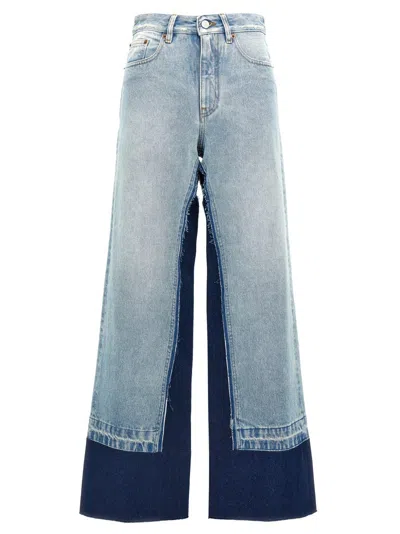 MM6 MAISON MARGIELA CONTRAST INSERT JEANS