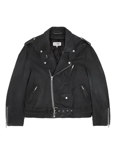MM6 MAISON MARGIELA MM6 MAISON MARGIELA COTTON BIKER JACKET