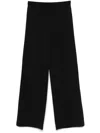 Mm6 Maison Margiela Logo-embroidered Track Pants In Black