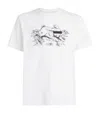 Mm6 Maison Margiela Mm6 By Maison Margiela Bunny T-shirt With Numeric Logo Print In White