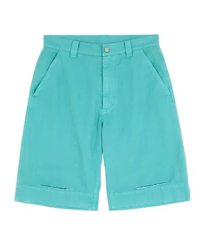 Mm6 Maison Margiela Cotton Canvas Shorts
