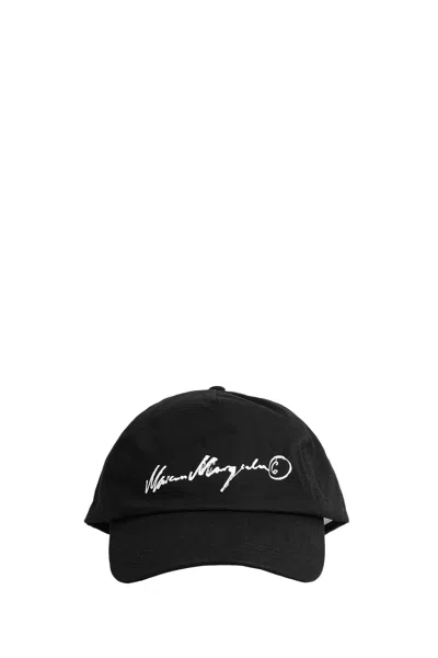 Mm6 Maison Margiela Cotton Cap In Black
