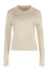 Mm6 Maison Margiela Cotton Crew-neck Sweater