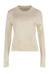 Mm6 Maison Margiela Cotton Crew-neck Sweater