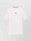 Mm6 Maison Margiela Cotton Crew-neck T-shirt With Numeric Signature Patch In White