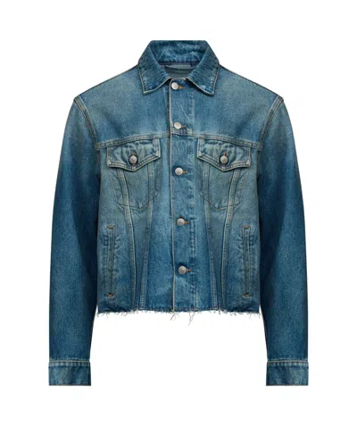MM6 MAISON MARGIELA MM6 MAISON MARGIELA DISTRESSED DENIM JACKET