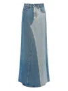 Mm6 Maison Margiela Cotton Denim Skirt