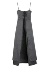 Mm6 Maison Margiela Mm6 By Maison Margiela Flared Hem Cotton Dress