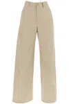 Mm6 Maison Margiela Straight Leg Tailored Trousers In Beige