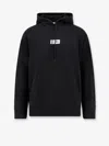 Mm6 Maison Margiela Cotton Hooded Sweatshirt In Black