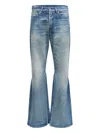 Mm6 Maison Margiela Denim Wide-leg Jeans In Blue