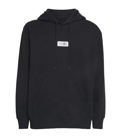 MM6 MAISON MARGIELA COTTON NUMERIC TAB HOODIE