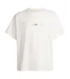 Mm6 Maison Margiela Cotton Crew-neck T-shirt With Numeric Signature Patch In White