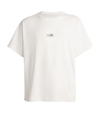 MM6 MAISON MARGIELA COTTON NUMERIC TAB T-SHIRT