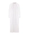 Mm6 Maison Margiela Cotton Poplin Shirt Dress In White