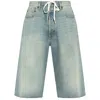 Mm6 Maison Margiela Mm6 By Maison Margiela Blue Mid-thigh Denim Shorts