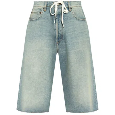 Mm6 Maison Margiela Mm6 By Maison Margiela Blue Mid-thigh Denim Shorts