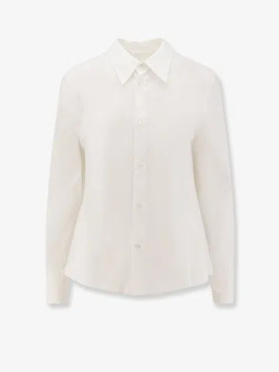Mm6 Maison Margiela Cotton Shirt In White