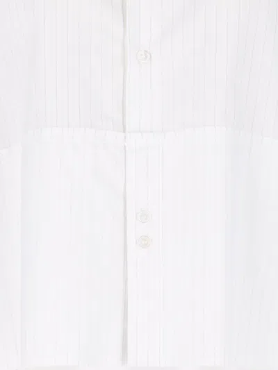Mm6 Maison Margiela Cotton Shirt In White