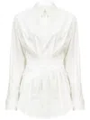Mm6 Maison Margiela "taped" Shirt In White
