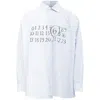 Mm6 Maison Margiela Asymmetrical Numerical Shirt