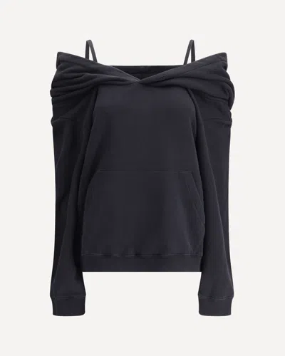 Mm6 Maison Margiela Sweatshirts In Blue