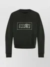 Mm6 Maison Margiela Signature-numbers Cotton Sweatshirt