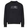 Mm6 Maison Margiela Sweatshirt Numeric Black In Cotton