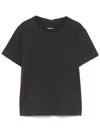 Mm6 Maison Margiela Cotton T-shirt In 黑色