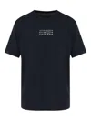 Mm6 Maison Margiela Numeric Signature Mm6 T-shirt Black In Black