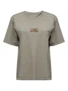 Mm6 Maison Margiela Cotton T-shirt In Gray