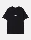 Mm6 Maison Margiela Numeric Patch Crewneck T-shirt In Black