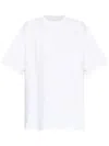 Mm6 Maison Margiela Cotton T-shirt In White