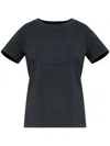 Mm6 Maison Margiela Cotton T-shirt In Black
