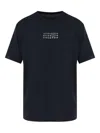 Mm6 Maison Margiela Numeric Signature Mm6 T-shirt Black In Black