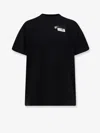 Mm6 Maison Margiela Cotton T-shirt In Black