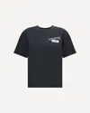 Mm6 Maison Margiela Slate Cotton T-shirt In Black