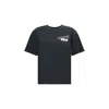 Mm6 Maison Margiela Slate Cotton T-shirt In Black