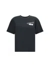 Mm6 Maison Margiela Slate Cotton T-shirt In Black