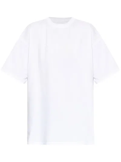 Mm6 Maison Margiela Cotton T-shirt In White