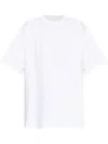 Mm6 Maison Margiela Cotton T-shirt In White