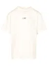 Mm6 Maison Margiela Numeric Signature Cotton T-shirt In White