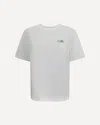 Mm6 Maison Margiela Mm6 By Maison Margiela Relaxed-fit Cotton T-shirt With Subtle Logo Detail In White