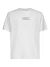 Mm6 Maison Margiela Cotton T-shirt With Number Graphics In White