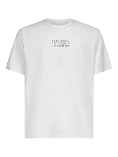 MM6 MAISON MARGIELA MM6 MAISON MARGIELA COTTON T-SHIRT WITH NUMBER GRAPHICS